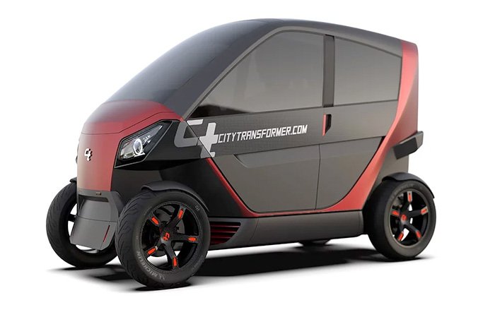 City-Transformer-MiniEV-รถยนต์ไฟฟ้า-ด้านหน้า